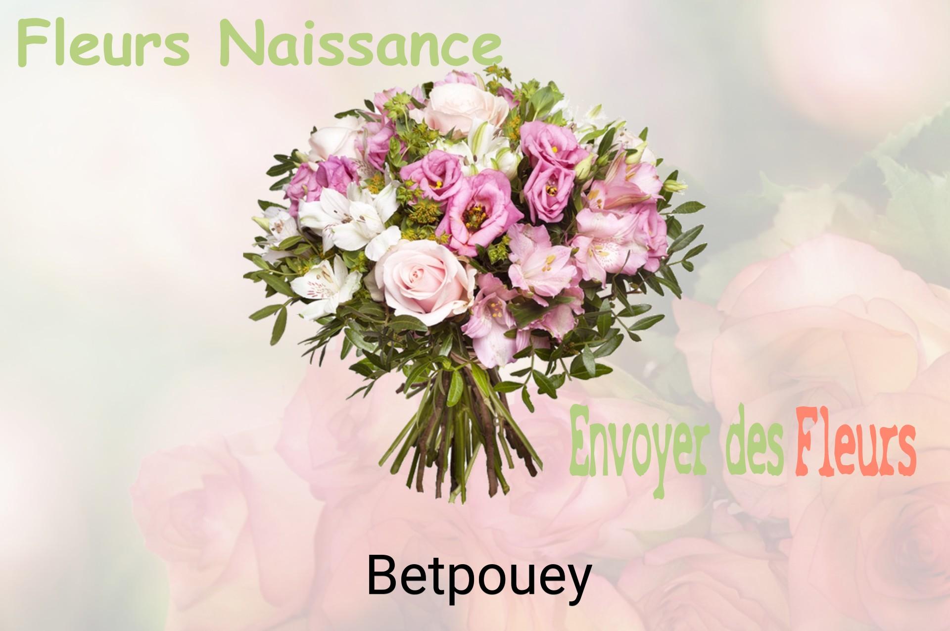Bouquet de fleurs de naissance livré à Betpouey